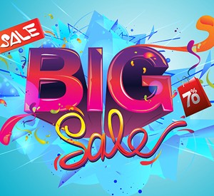 Big Sale In Shopping Mall